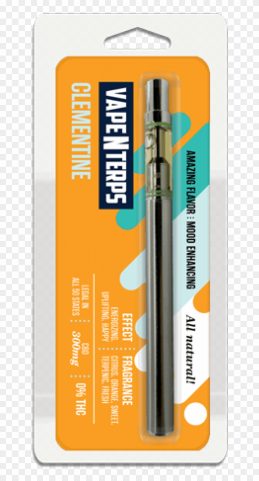 300mg Cbd Clementine Vape Pen By Vapenterps - Battery Clipart #2156957