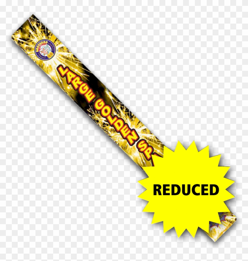 Large Golden Sparklers Clipart