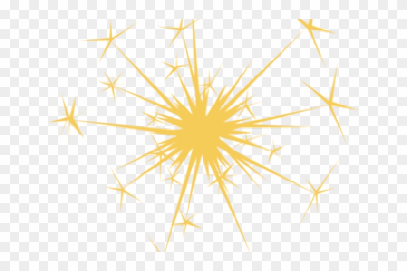 Sparklers Clipart Gold - Png Download