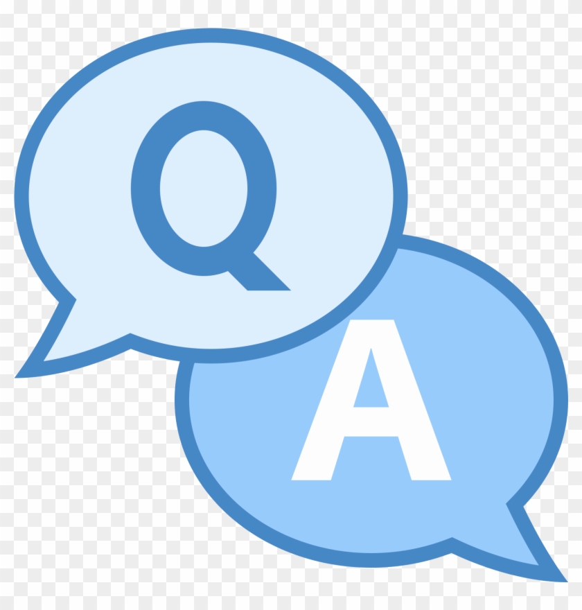 The Icon Faq Is Two Squares On Top Of Each Other With Clipart