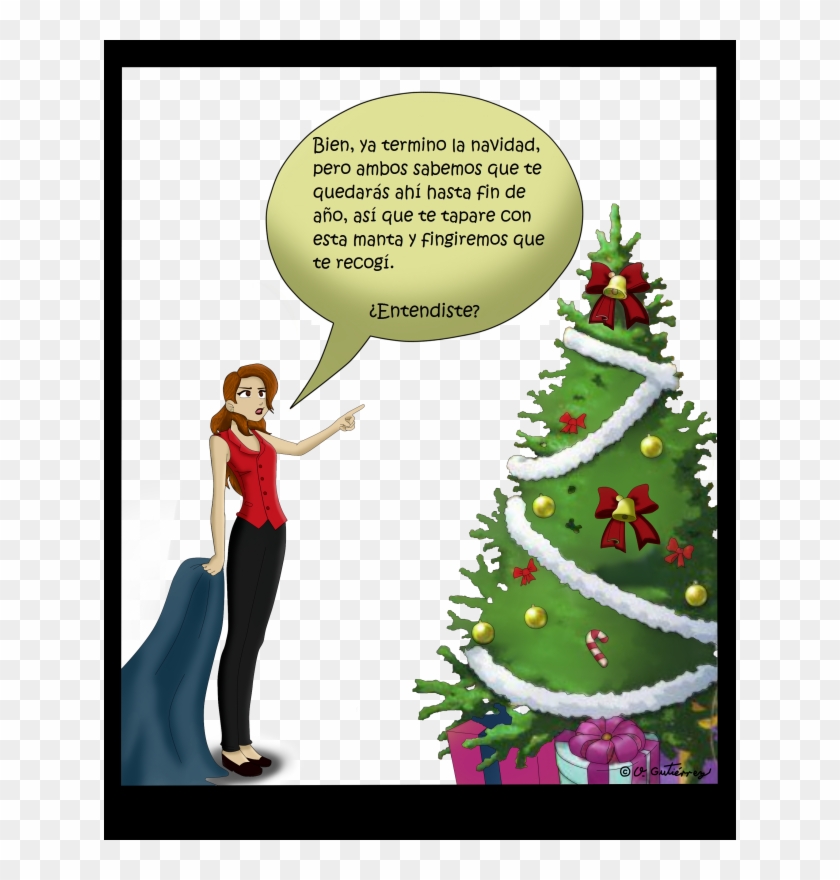 Mujer, Arbol, Navidad - Kobato Christmas Clipart #2157440
