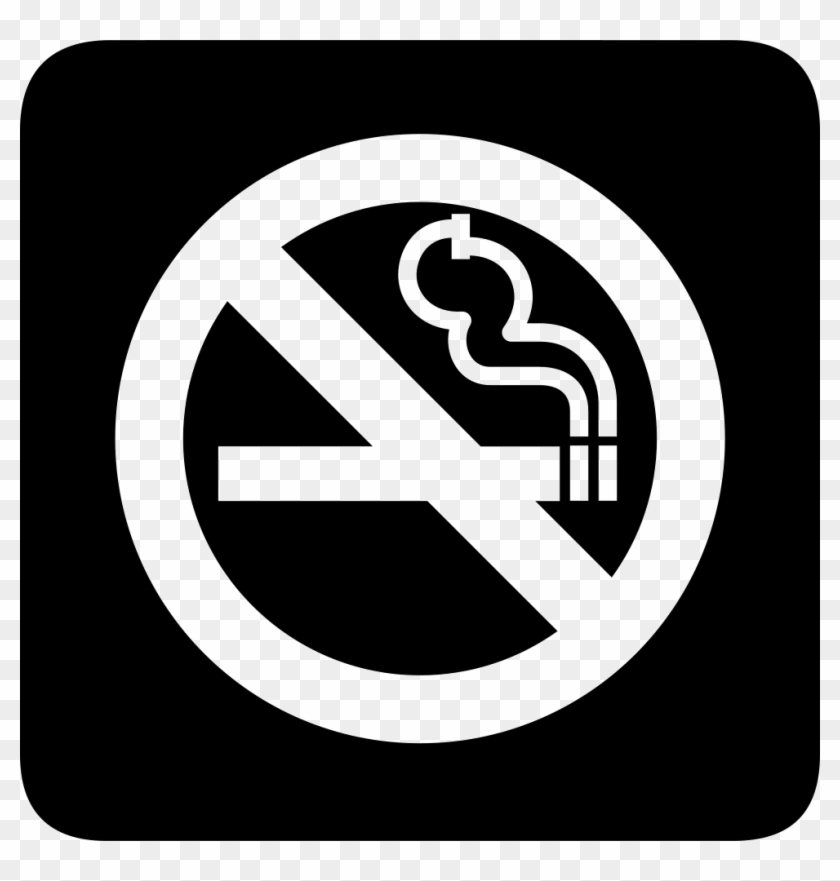 No Smoking Comments - No Smoking Sign Black Clipart
