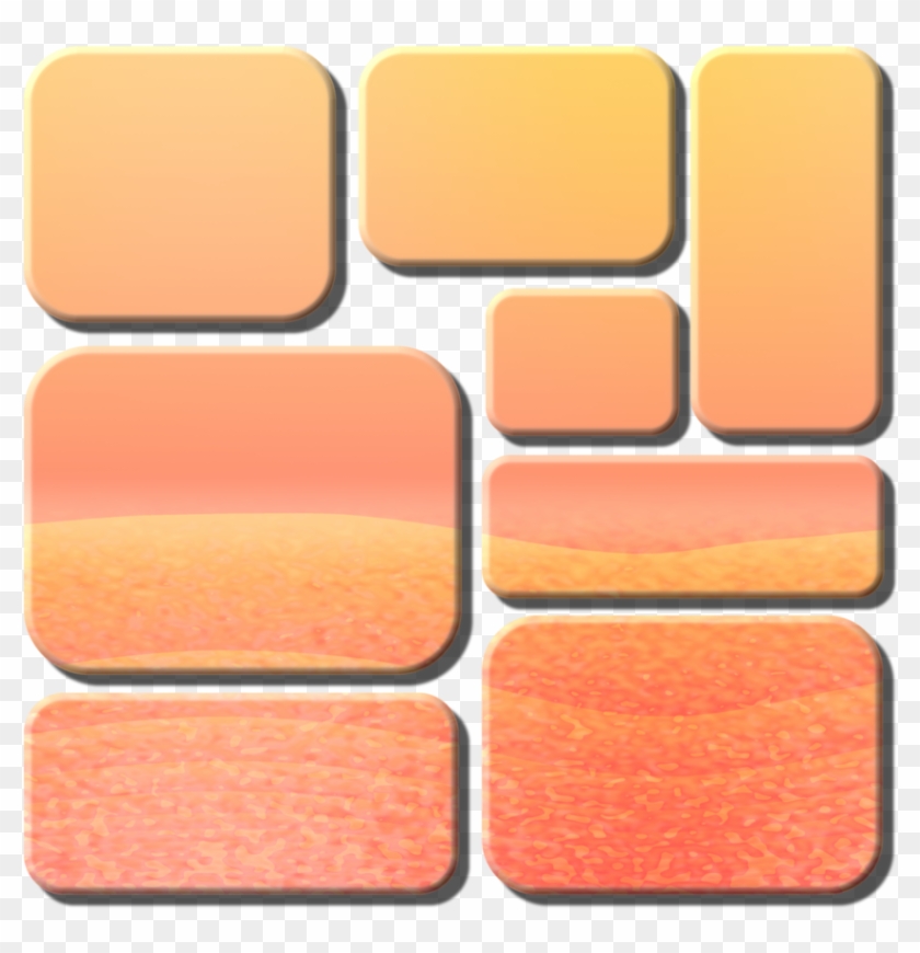 Scrapbook Page Blank Blocks - Colorfulness Clipart #2158134