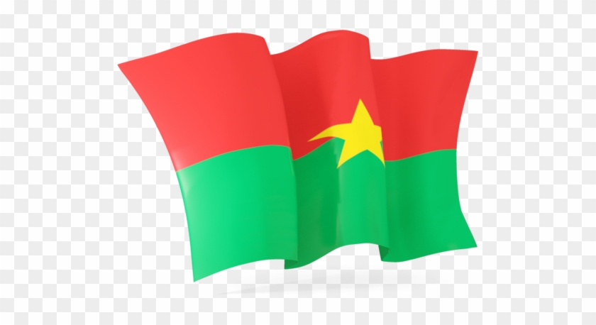 Illustration Of Flag Of Burkina Faso - Burkina Faso Flag Waving Clipart