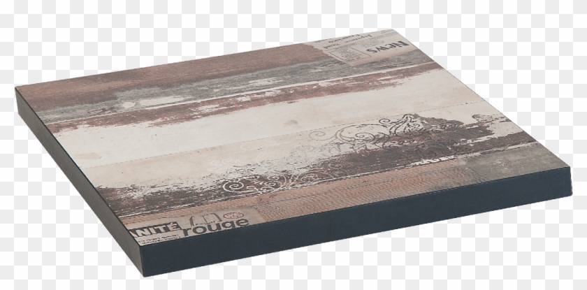 Distressed Scroll Printed Table Top - Plywood Clipart