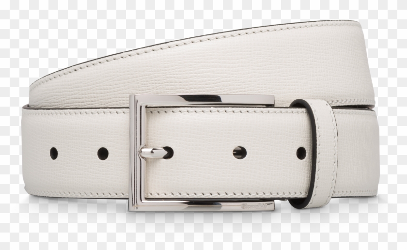 Elongated Buckle Belt St James Leather Belt White Church's Clipart