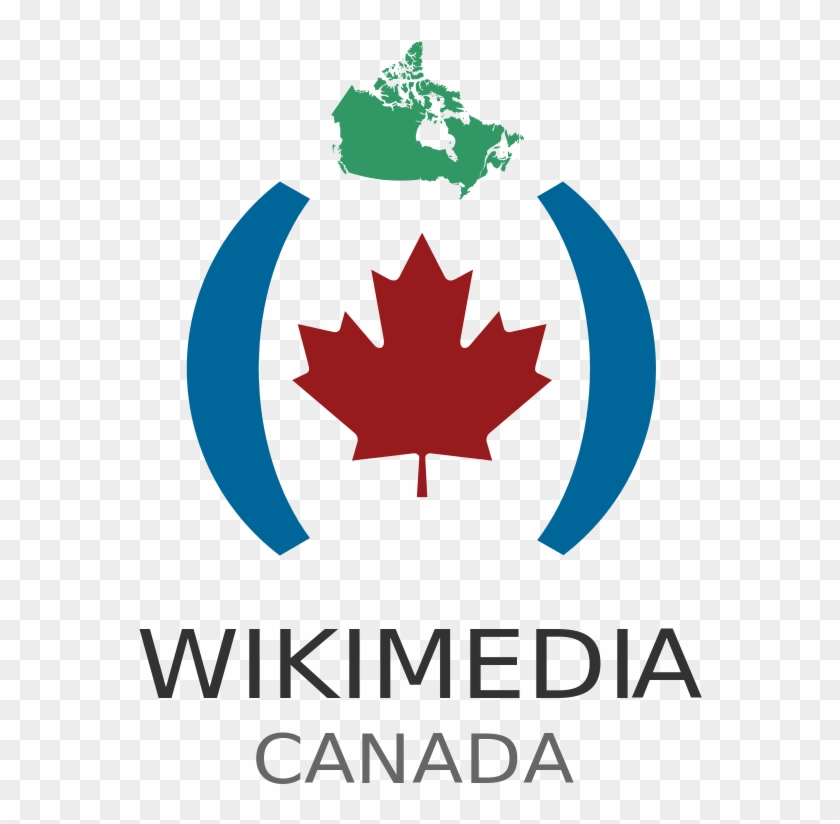 Wikimedia Canada Logo Proposal 1c - Canada Flag Flat Clipart