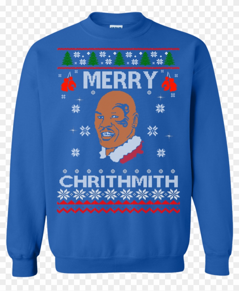 Merry Chrithmith Mike Tyson Ugly Christmas Sweater Clipart #2159718