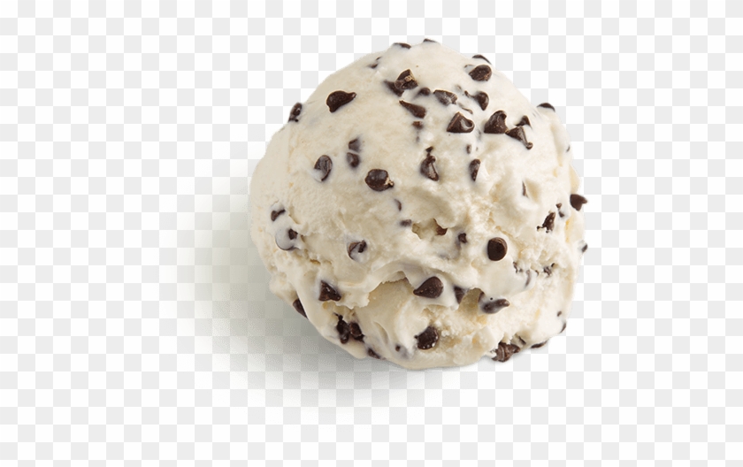 Chocolate Chip Ice Cream Scooped - Ice Cream Clipart