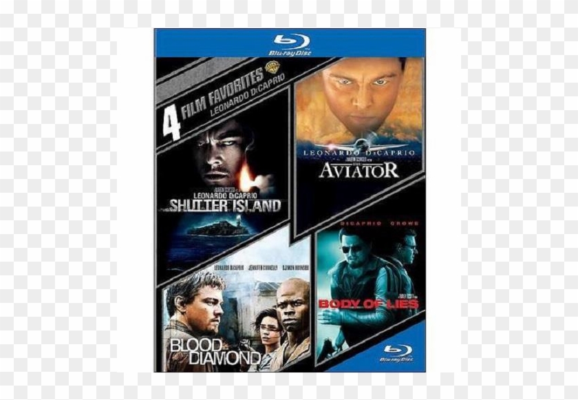 43 Pieces Of Warner Home Video 23063677 Leonardo Dicaprio - Blu Ray Clipart