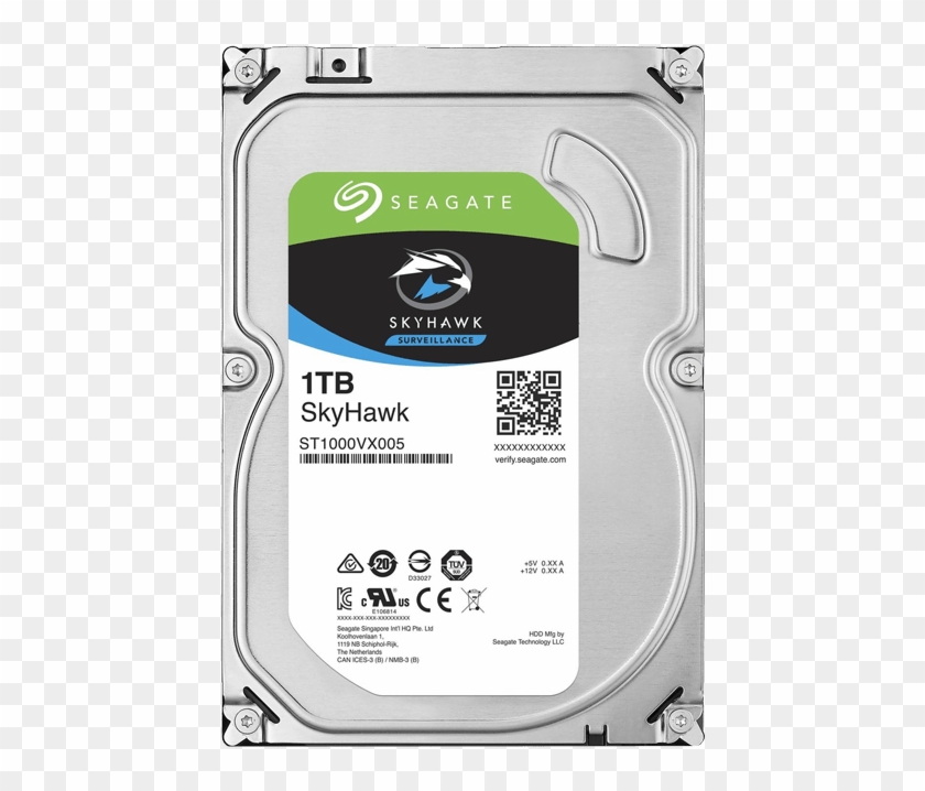 1tb Skyhawk St1000vx005, 5900 Rpm, Sata 6gb/s, 64mb - Seagate Barracuda 2tb Clipart #2159913