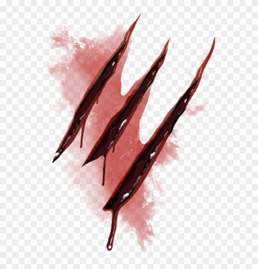 #sangre #blood #cortada #garras #haloween #red #mystikers - All Png Full Hd Clipart #2160309