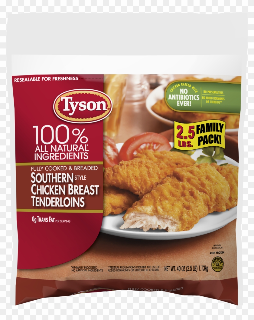Fully Cooked & Breaded Southern Style Chicken Breast - Tyson Southern Style Chicken Breast Tenderloins Clipart