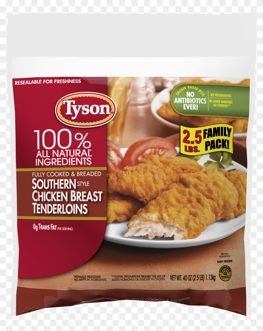 Fully Cooked & Breaded Southern Style Chicken Breast - Tyson Southern Style Chicken Breast Tenderloins Clipart #2160407