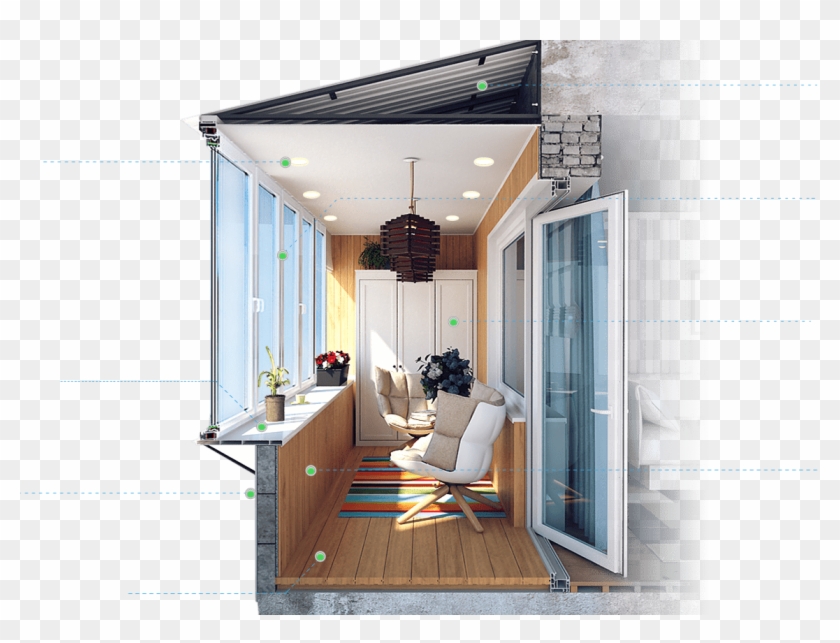 Loggia Balcony Clipart #2160435