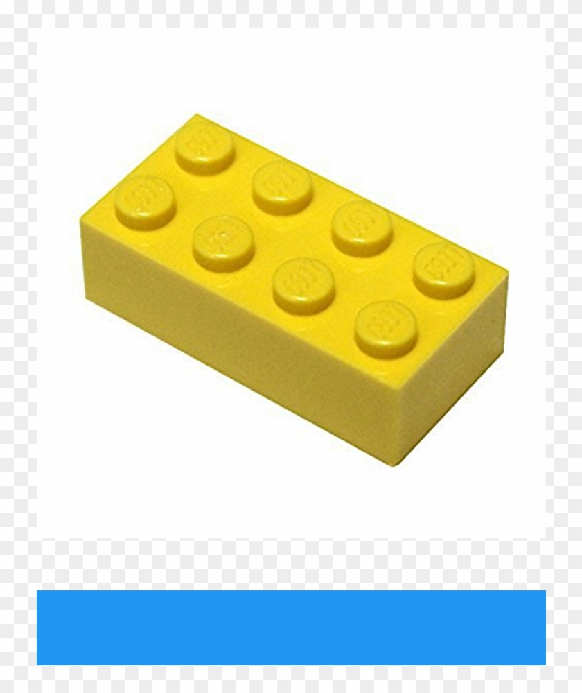 Lego Parts And Pieces - Lego 2 X 4 Brick Yellow Clipart #2160648