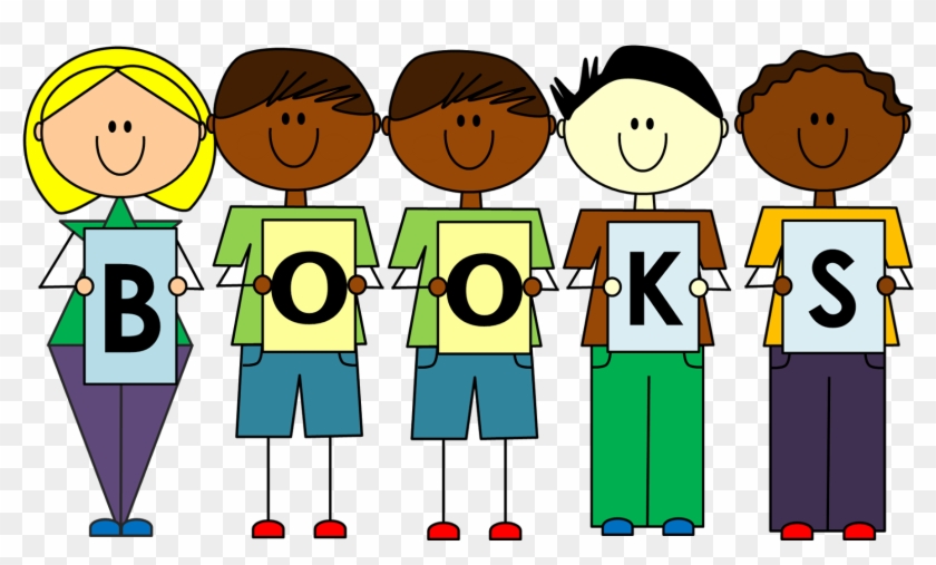 Kids With Books Clipart Alphabet Work Clipart - Clip Art Kids Books - Png Download #2161025