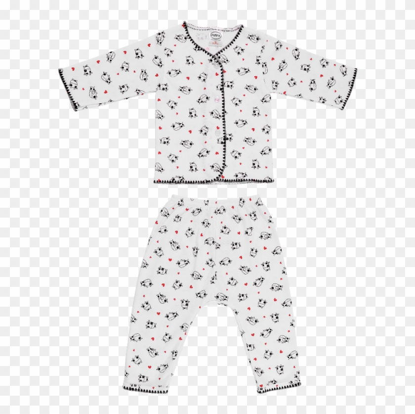 Fiffy Long Sleeve Vest Suit - Pajamas Clipart #2161126