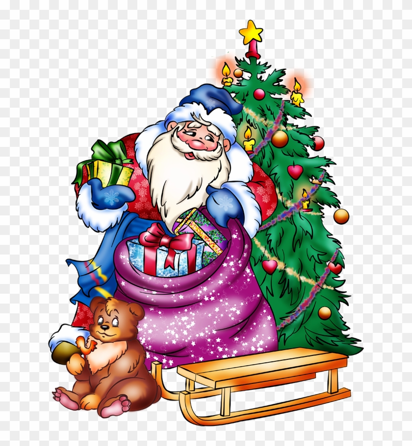 Tubes Noel Pere Christmas - Плакат На Новый Год Clipart #2161506