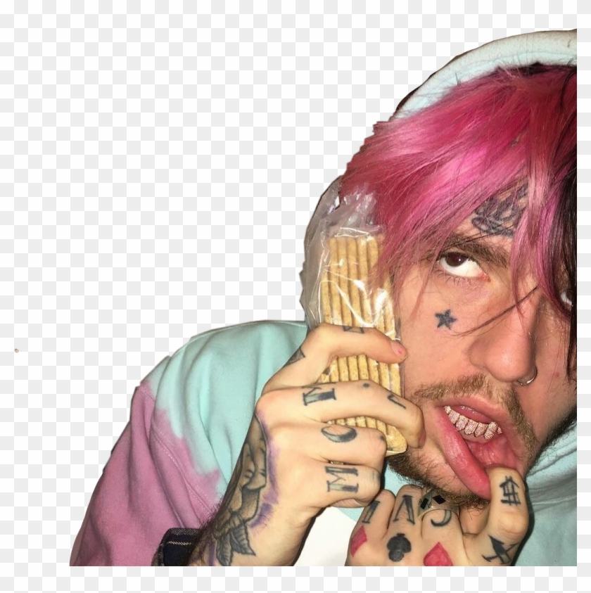 Lilpeep Peep Gbc Pink Aesthetic Freetoedit Clipart #2161602