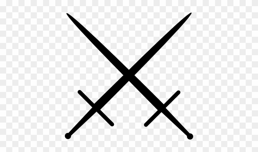 Crossed Swords Clip Art - Png Download