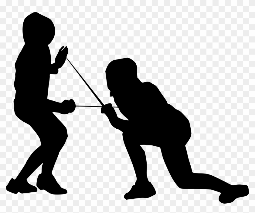 Free Download - Man And Woman Silhouette Clipart #2161936