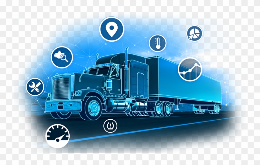 Traxxis Gps Geotab Compliance Truck - Fleet Compliance Clipart