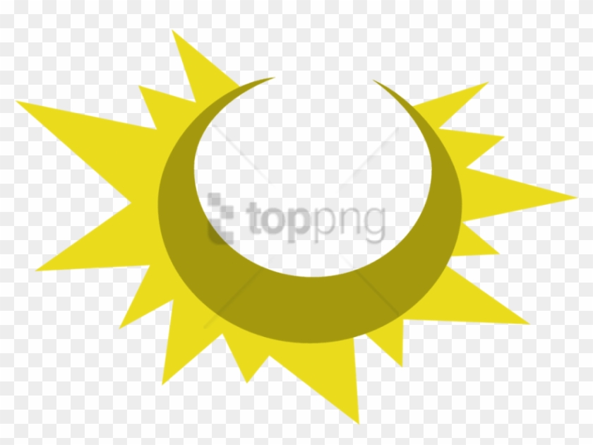 Free Png Download Cutie Mark Sun And Moon Png Images - Mlp Cutie Mark Yellow Clipart