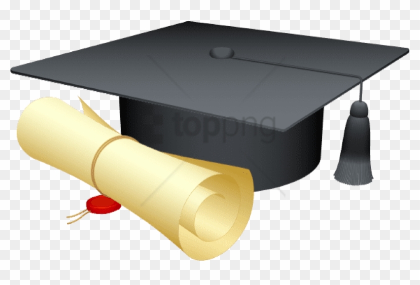 Free Png Gold Graduation Cap Png Png Image With Transparent - Tarpaulin Background For Graduation Clipart