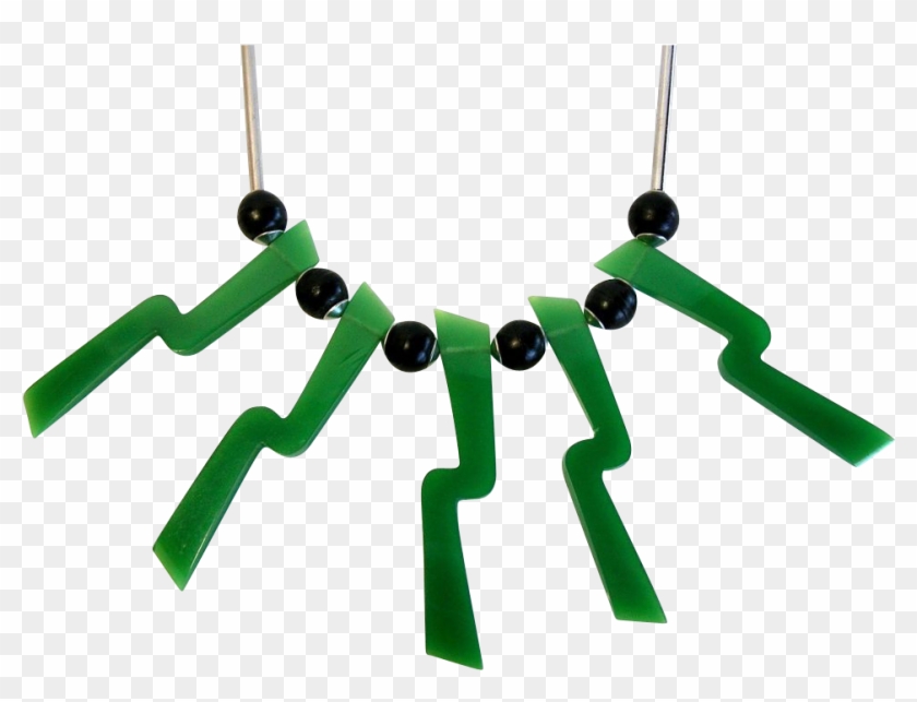 Jakob Bengel Art Deco 1930s German Machine Age Green - Jewellery Clipart