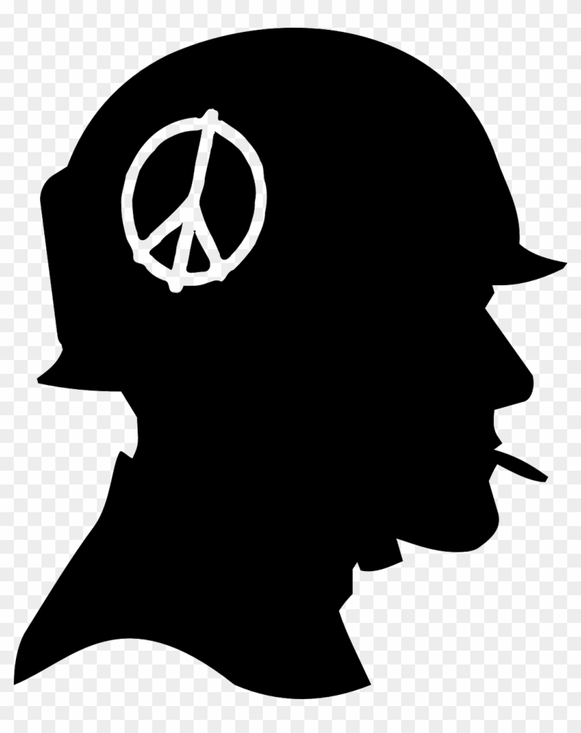 Cartoon Peace Sign Hand - Vietnam War Clipart - Png Download