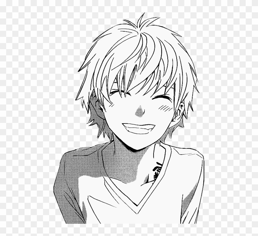 Anime Inspiration › - Anime Drawing Face Boy Clipart