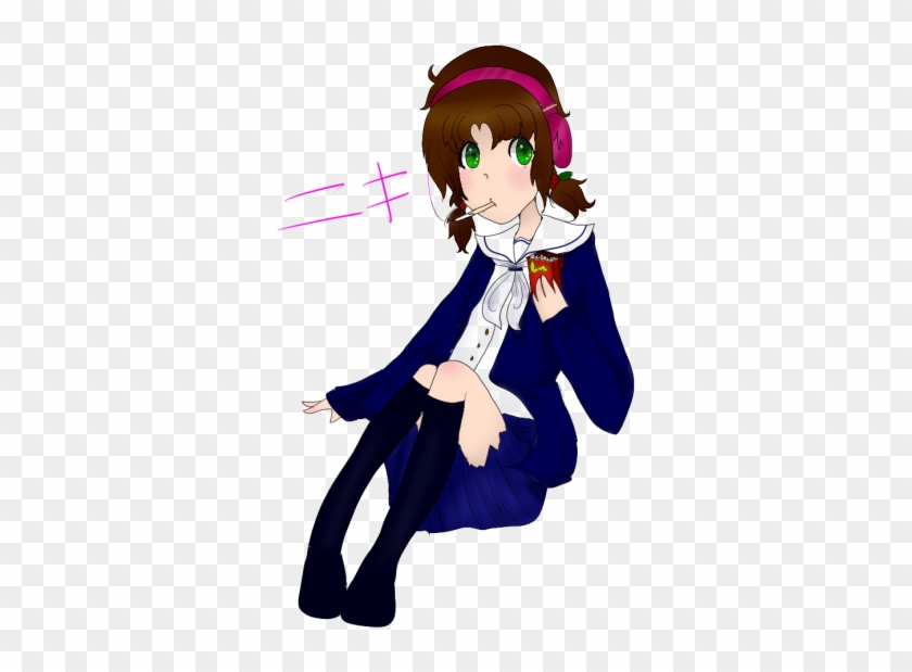 Nikki As An Anime Girl - Cartoon Clipart