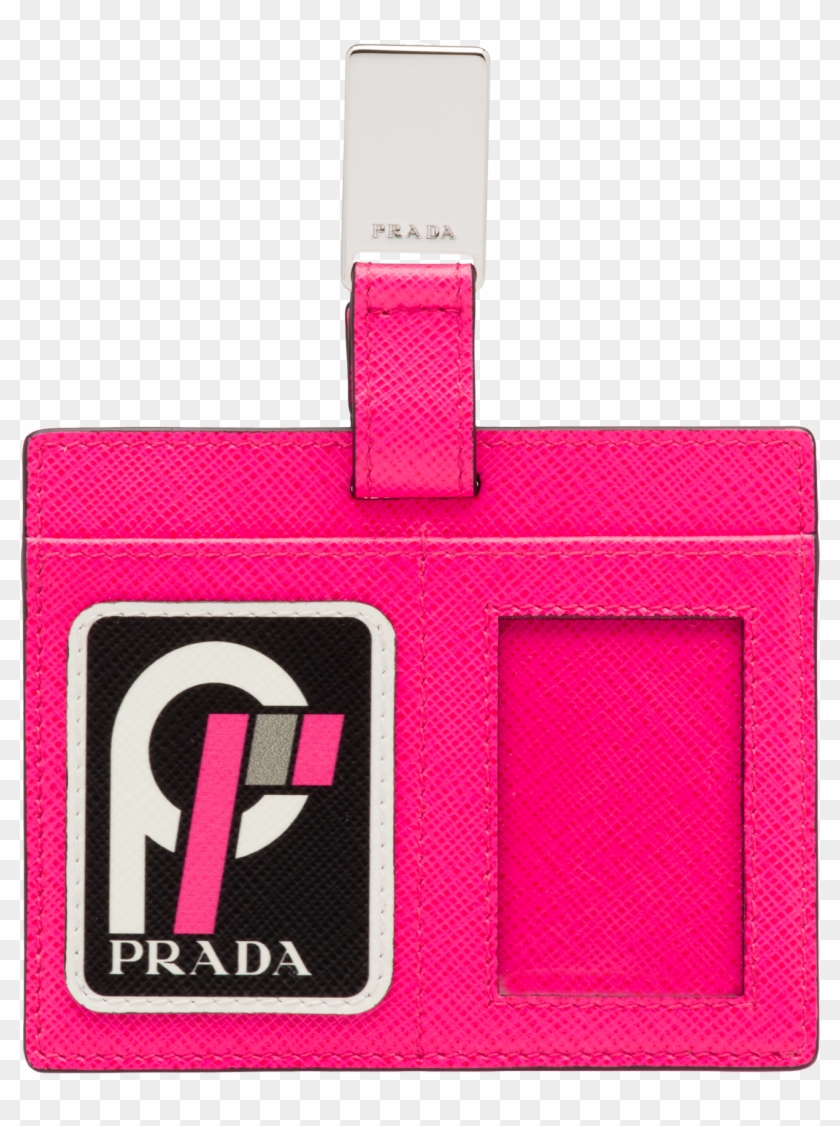 1mc043 2b21 F0f90 Slf - Prada Name Tag Pink Clipart #2164613