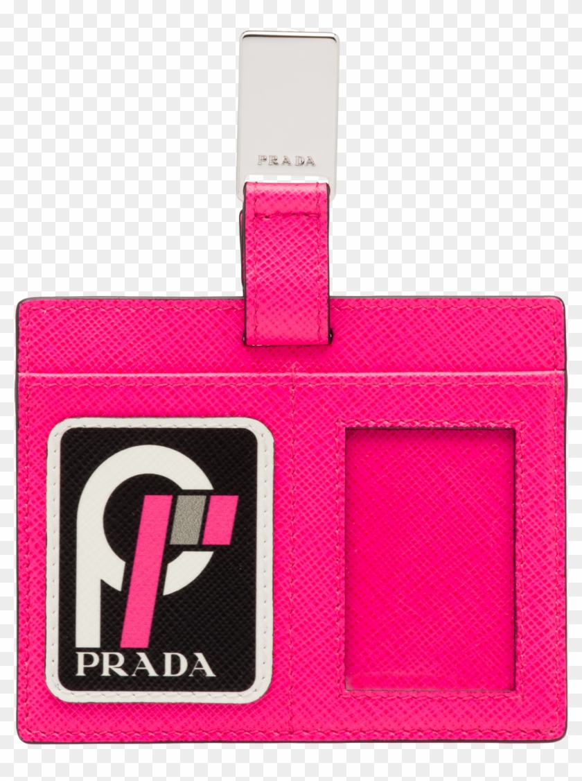 1mc043 2b21 F0f90 Slf - Prada Name Tag Pink Clipart #2164613