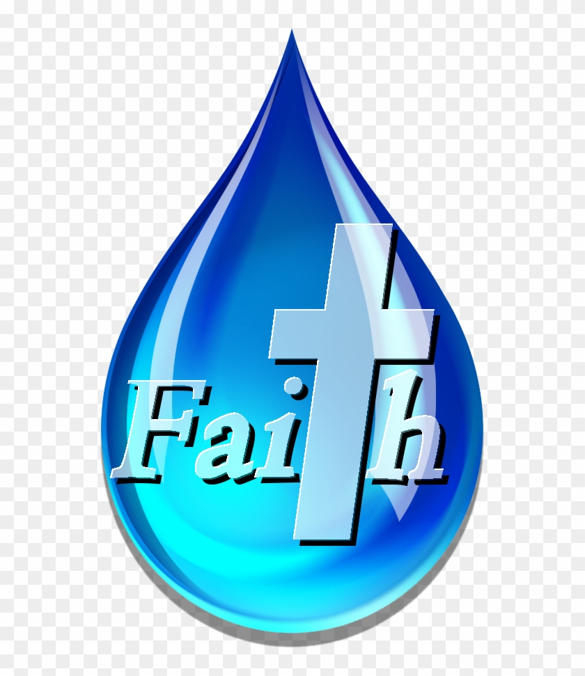 Drop Of Faith Logo Shadow - Faith Logo Png Clipart #2165013
