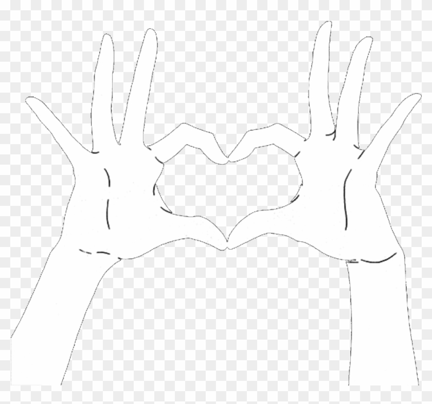 #white #whitetheme #whiteaesthetic #aesthetic #hands - Aesthetic Hand Drawings Clipart