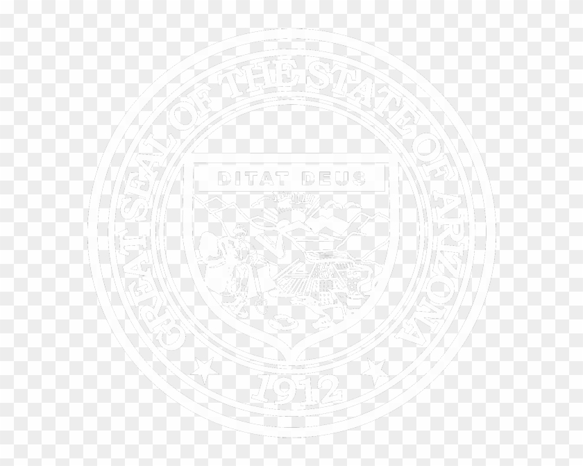 Arizona State Seal - State Seal Of Arizona Black And White Clipart #2165422