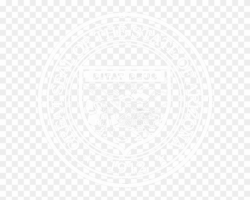 Arizona State Seal - State Seal Of Arizona Black And White Clipart