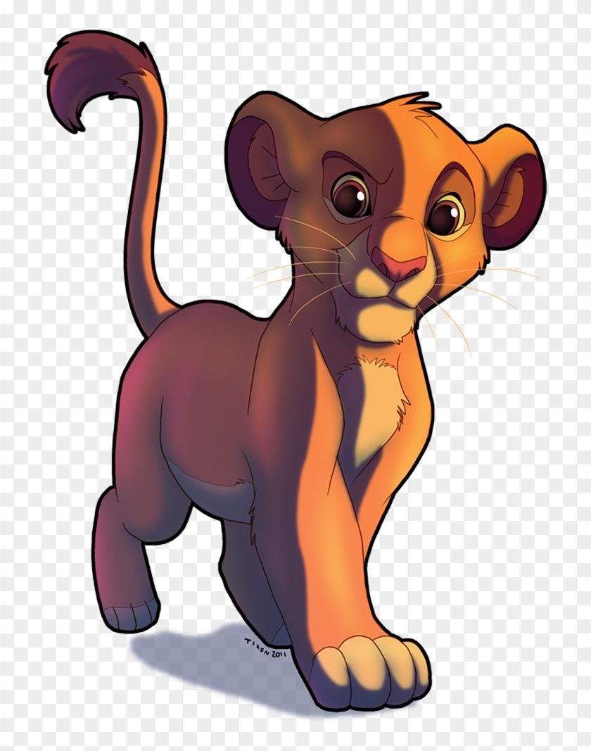 Paw Clipart Simba - Cartoon - Png Download