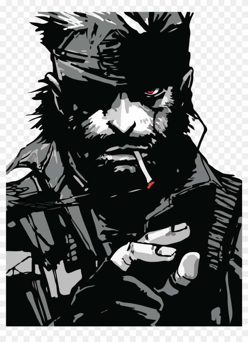 Solid Snake 2 72-01 - Metal Gear Solid Snake Art Clipart