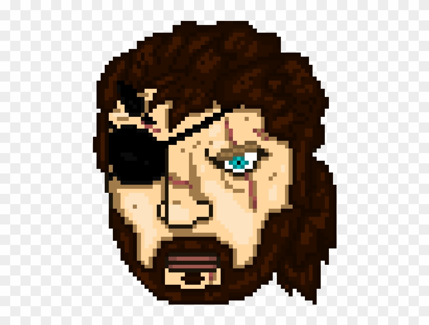 Big Boss - Hotline Miami Metal Gear Clipart
