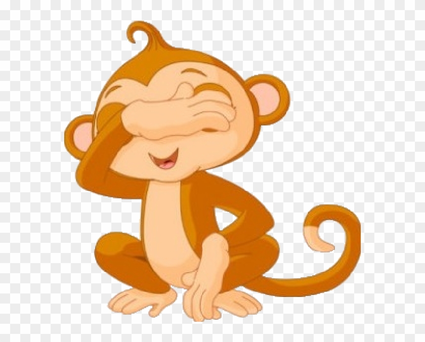 Cute Funny Cartoon Baby Monkey Clip Art Images - Cute Cartoon Monkey Png Transparent Png