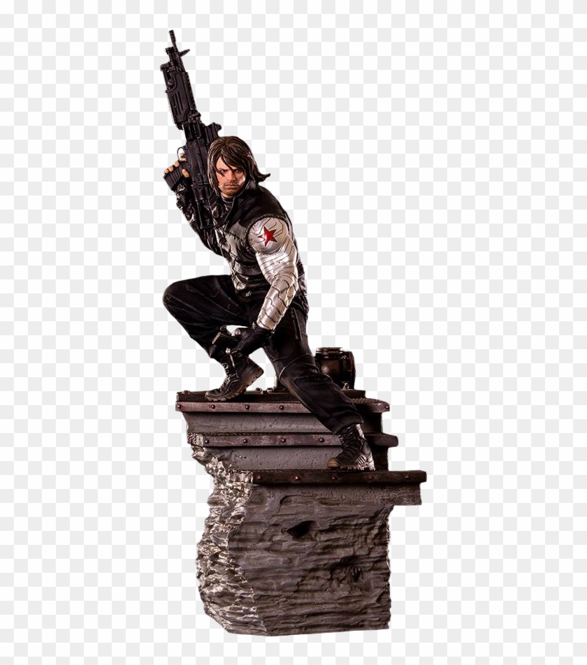 Civil War - Winter Soldier Civil War Statue Clipart