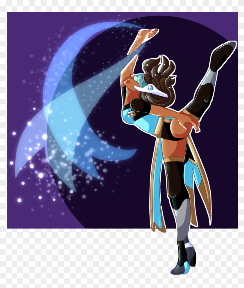 “a Symm This Is For The “gamers Against Cancer” Event - Overwatch Symmetra Figure Skater Clipart #2166967