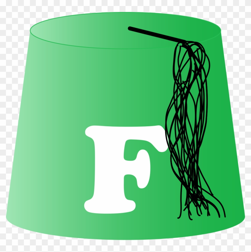 Green Fez White F - New Orleans Saints Believe Clipart #2167212