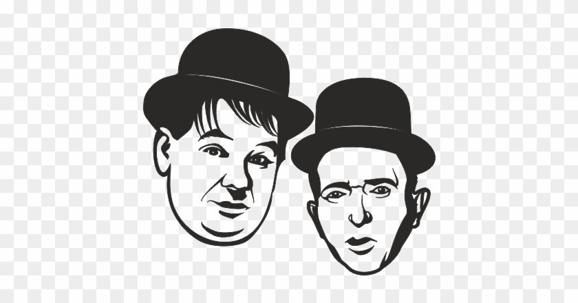 Laurel And Hardy Png - Laurel Et Hardy Dessin Clipart #2167521