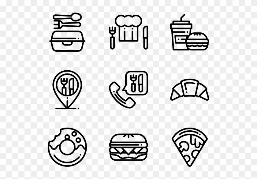 Clip Royalty Free Food Delivery Icons - Contact Icons - Png Download