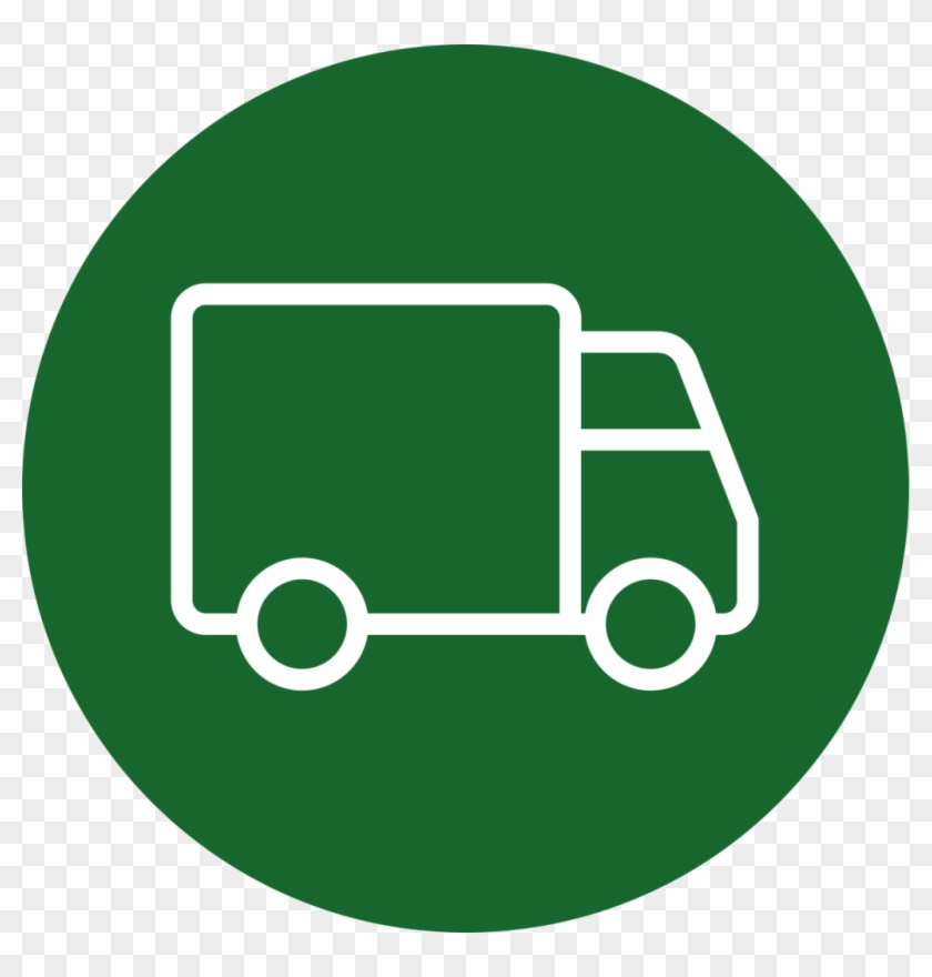 Delivery Truck Icon 7839 - Delivery Green Clipart #2168592