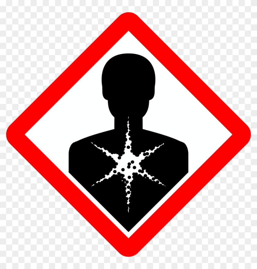 Sign Warning Symbol - Health Hazard Sign Clipart #2168608